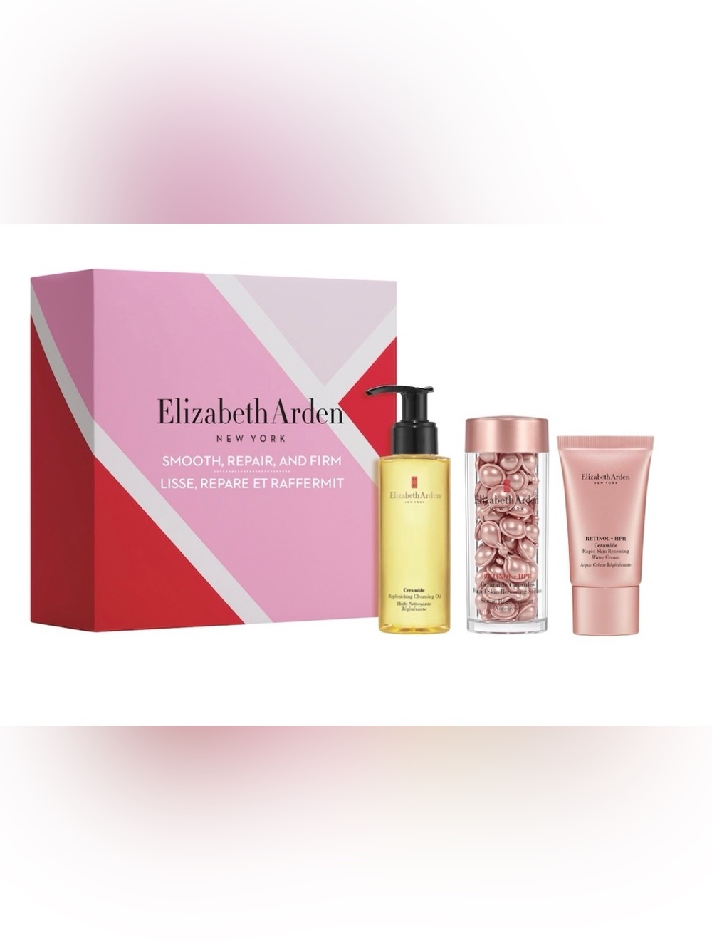 NEW/SEALED Smooth Repair & Firm 3-piece Gift Set Cleansing Oil, Capsules Retinol